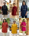 Charmi Vol 1 Rayon With Embroidery Short Kurti Wholesalers In Surat
