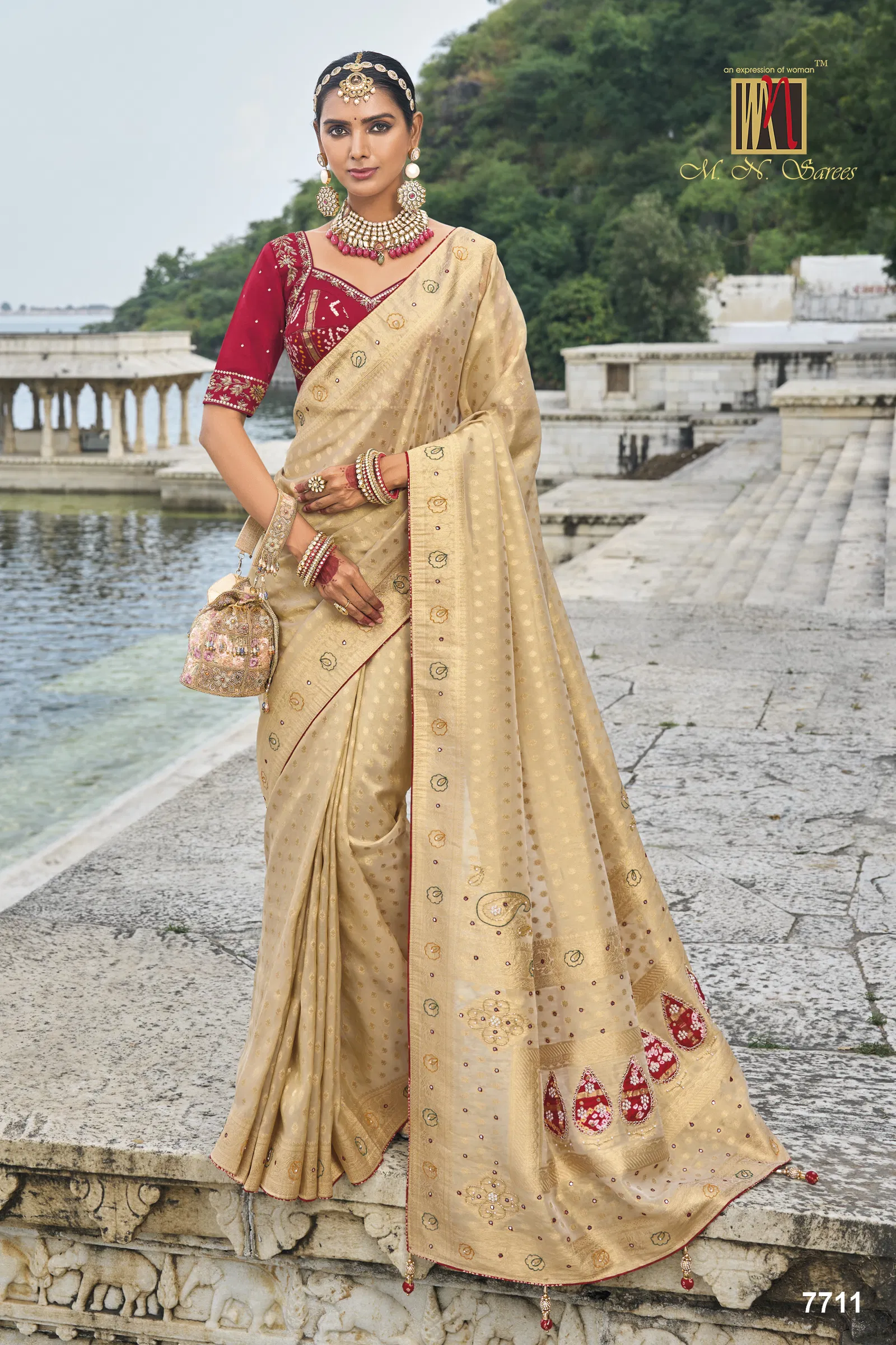 Shahi Poshak Vol 2 By M.N Reception Wear Sarees Wholesale Market In Surat