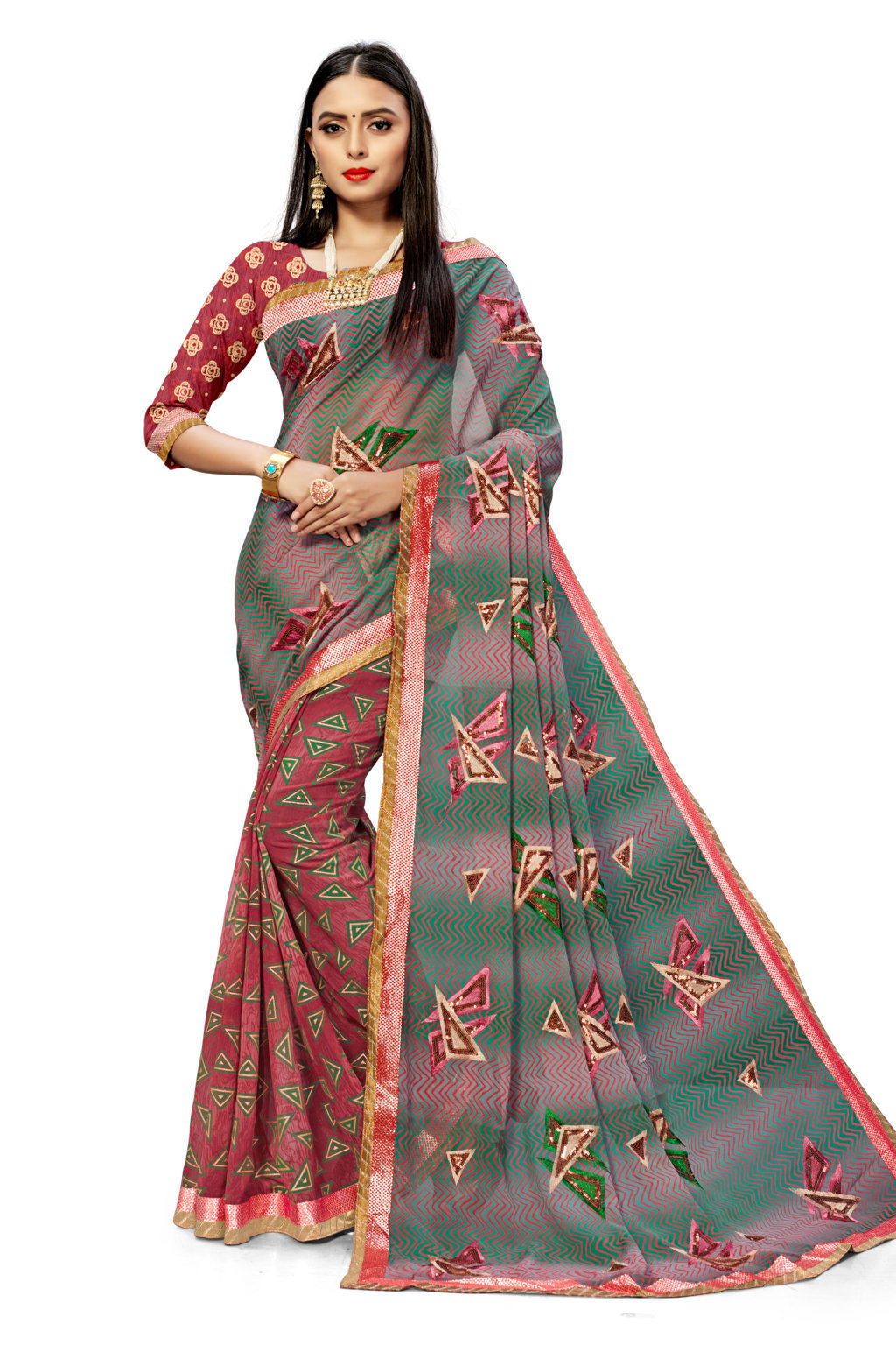 Sangam Daisy Latest Designer Festival Casual Wear Fancy Georgette saree collection