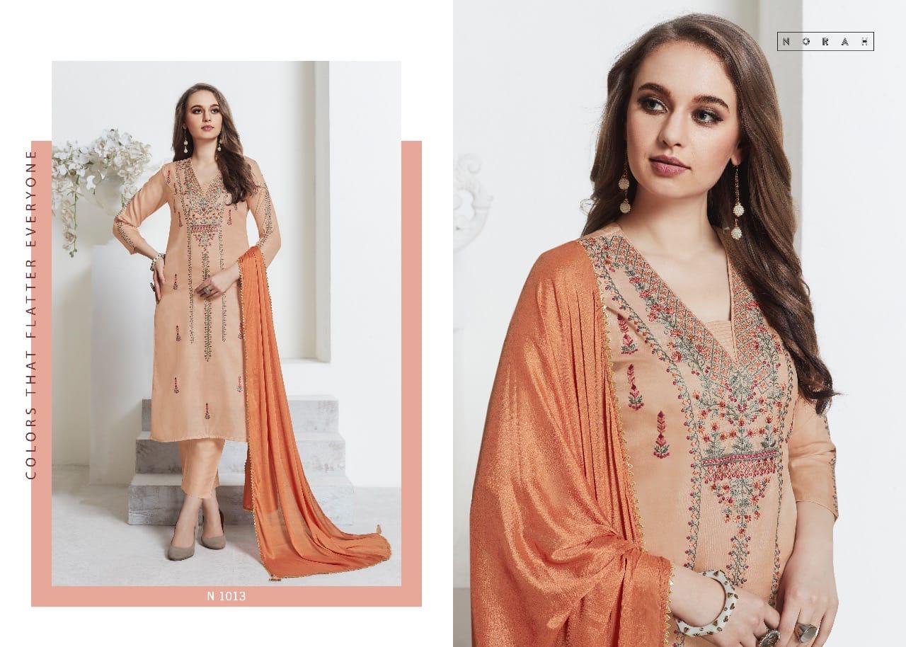 Neaha Fashion Netra Tussel silk with cotton inner and Heavy Embroidery in Zari and Sequence Work Salwar Suits With Embroidery Work Plazzo