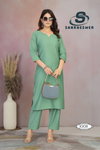 Rainbow Vol 1 By Sankheswer Vertican Plain Kurti With Bottom Suppliers In India