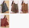 Naisha K 318 Vol 3 Pure Cotton Long Anarkali Kurti With Pant Dupatta Wholesalers In Delhi