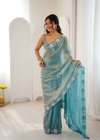 Kc 913 Fendy Satin Silk Cutdana Work Designer Saree Exporters In India