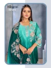 Rangrut Ishara Chinon Embroidery Readymade Plazzo Suits
