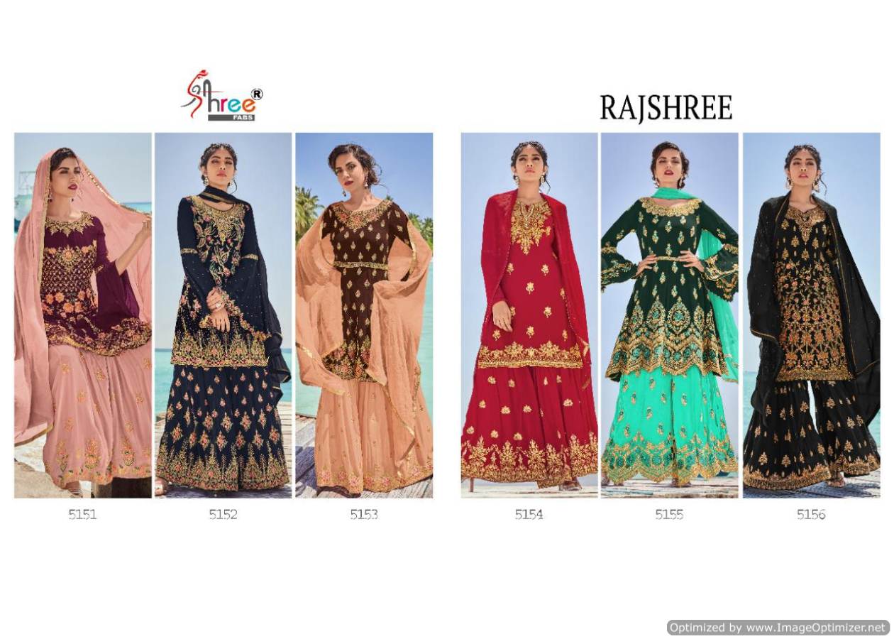Shree Fab Rajshree Latest Heavy Designer Wedding Wear Salwar Suit Collection With Nazmeen Diamond Work Dupatta 