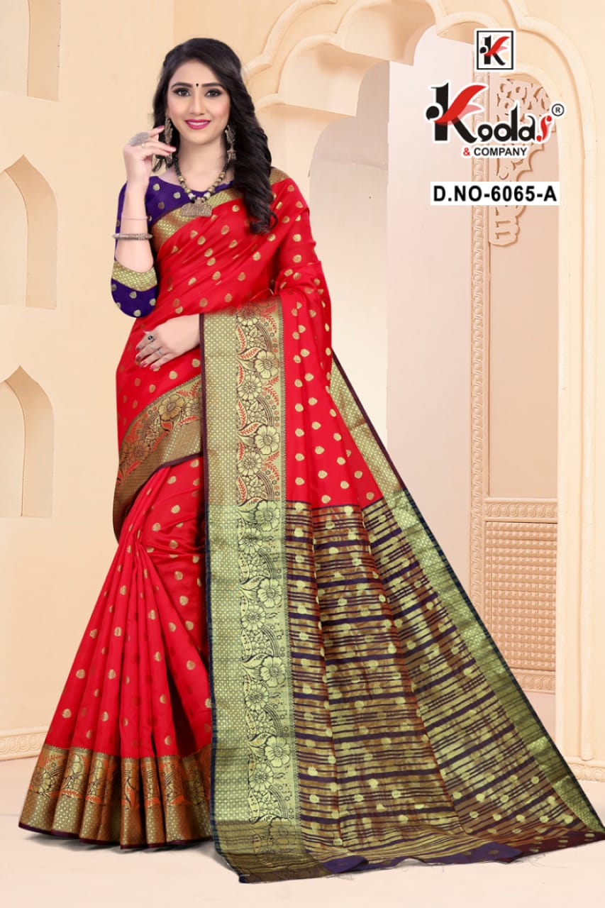 Mahek 6065 Fancy Silk Festive Wear Designer Saree Collection
