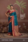 Kontessa Onam By Rajtex Tussar Silk Handloom Weaving Saree Exporters In India