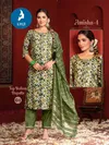 Amisha 4 By Kaya Vertican Printed Kurti With Bottom Dupatta Exporters In India