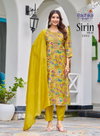Sirin Vol 2 By Radhika Vertican Foil Printed Kurti With Bottom Dupatta Orders In India