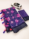 MG 288 Linen Digital Printed Wholesale Saree In India