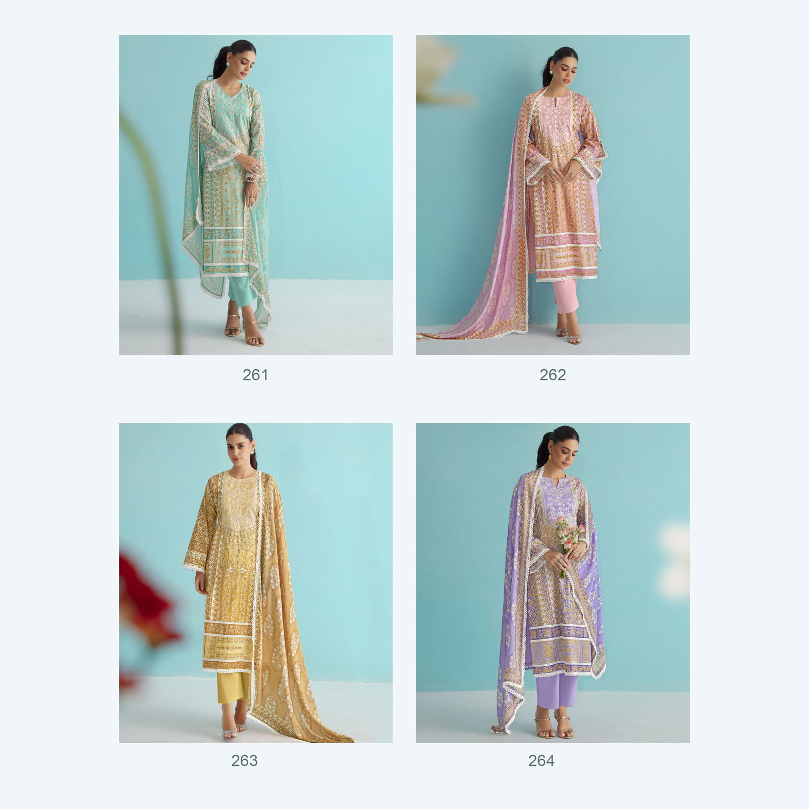 Gorgeous By Kimora Sohani Lawn Printed Wholesale Salwar Suits In India