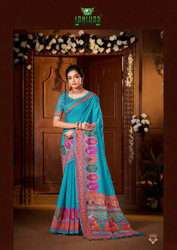 Alankarana Vol 5 By Sanskar Cotton Printed Saree Exporters In India