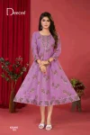 Kesari By Deecee Vartican Foil Printed Anarkali Kurti
