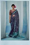 Ajrakh Silk By Sosy Satin Georgette Printed Uniform Wear Sarees Orders In India