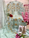 R 595 By Ramsha Organza Wholesale Pakistani Salwar Kameez Manufacturers