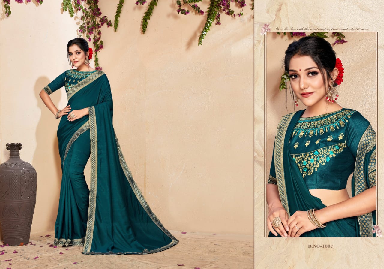 Ronisha Jal Dhara Exclusive Launching Desoigner Festive Wear Super Hit Saree Collection