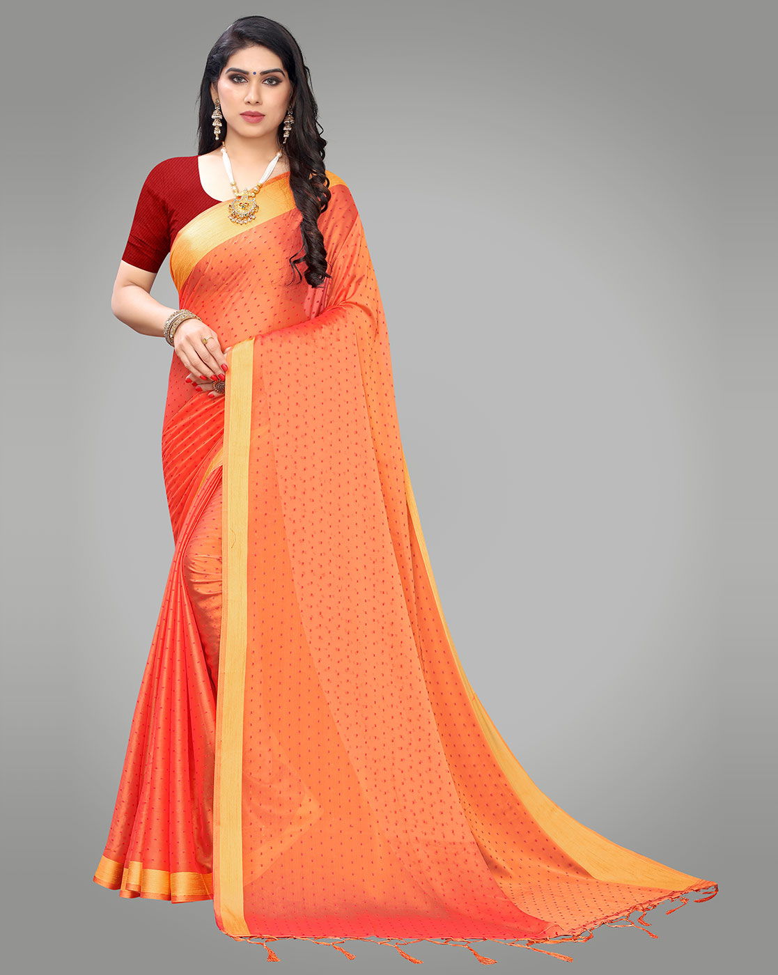 Taksh 1 Latest Designer Party Wear Gorgeous Look Saree Collection With Beautiful Golden Border  