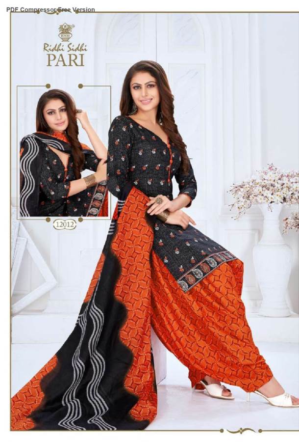 Ridhi Sidhi Pari 12 Designer Regular Wear Printed Stitched Salwar Suit Collection