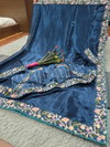 JK Fancy Fabric With Heavy Sequence Lace Border Saree Wholesalers In Delhi
