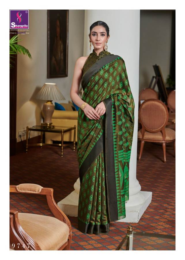 Shangrila Sophia Brasso Exclusive Designer Collection Of Brasso Saree