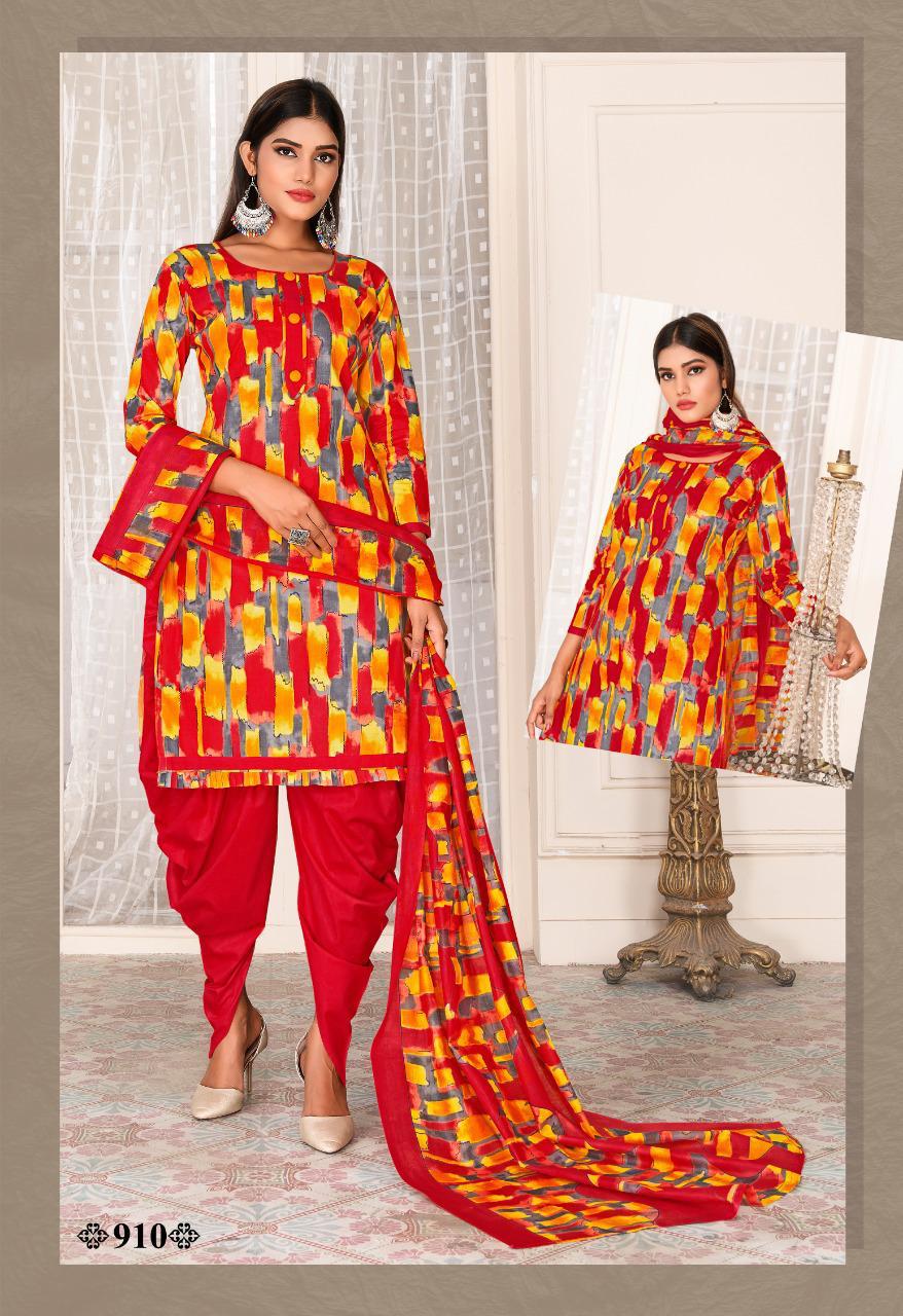 Cotton Pluse Classic 9 Latest Designer Daily Wear Pure Cotton Printed dress Material Collection