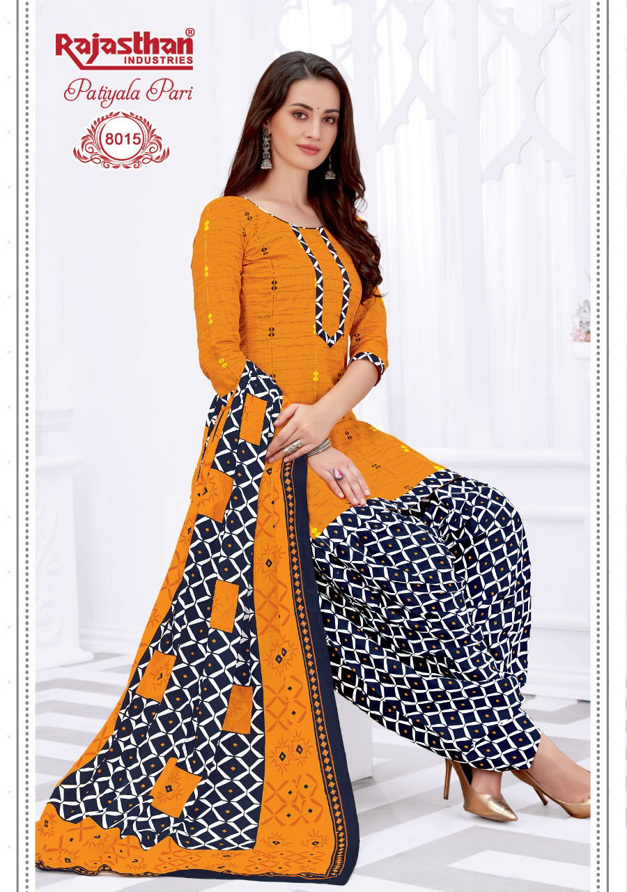 Rj Patiyala Pari 8 Latest Fancy Casual Wear Cotton Print Top Bottom And Dupatta Readymade Collection