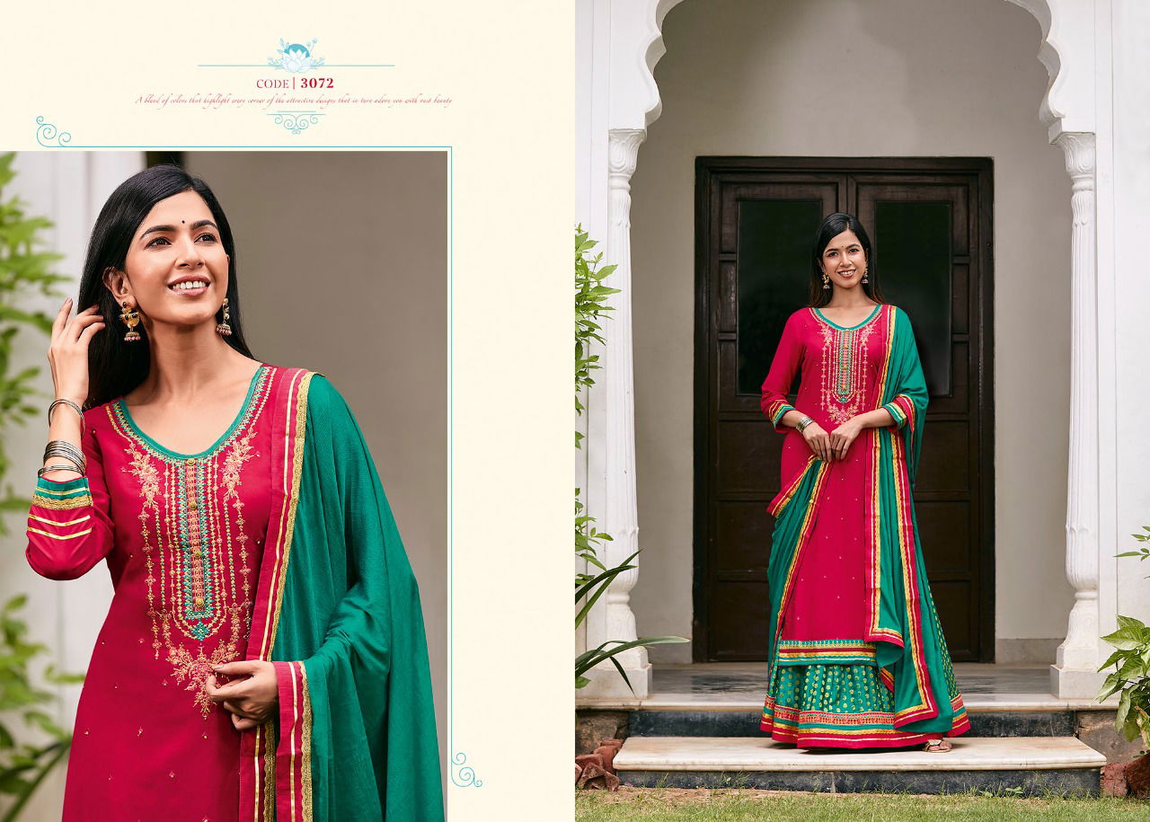 Rangoon Apsara 5 Rayon Designer Festive Wear Rayon Embroidered Latest Readymade Collection
