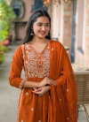 Naisha K 299 Cotton Embroidered Kurti With Pant Dupatta Wholesale Market In Surat