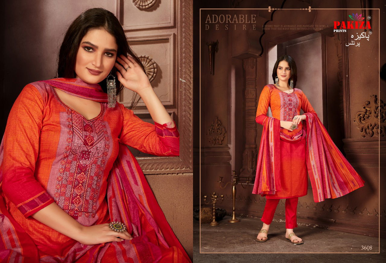 Pakiza Sana Safinaz Vol 36 Latest Designer Karachi Cotton Dress Material Collection