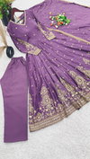 Sr 1632 Heavy Chinnon Silk Anarkali Wholesale Readymade Suits Manufacturers