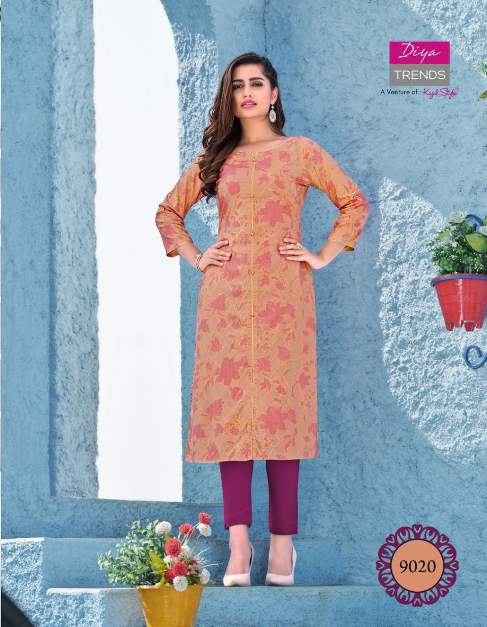 Gardencity 9 Latest Fancy Ethnic Wear Printed Designer Rayon Kurti Collection
