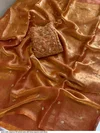 Tew Space Sattin Sequence Full Worked Saree