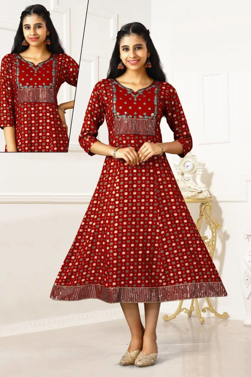 Kalli Kurti Vol 5 Rayon Printed Kurti Wholesale In India