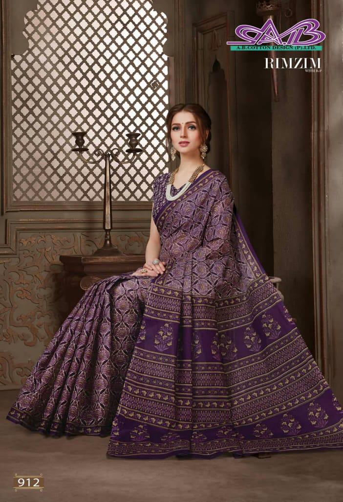 Ab Rim Zim Latest Regular Wear Cotton weaving Designer Printed Sarees Collection