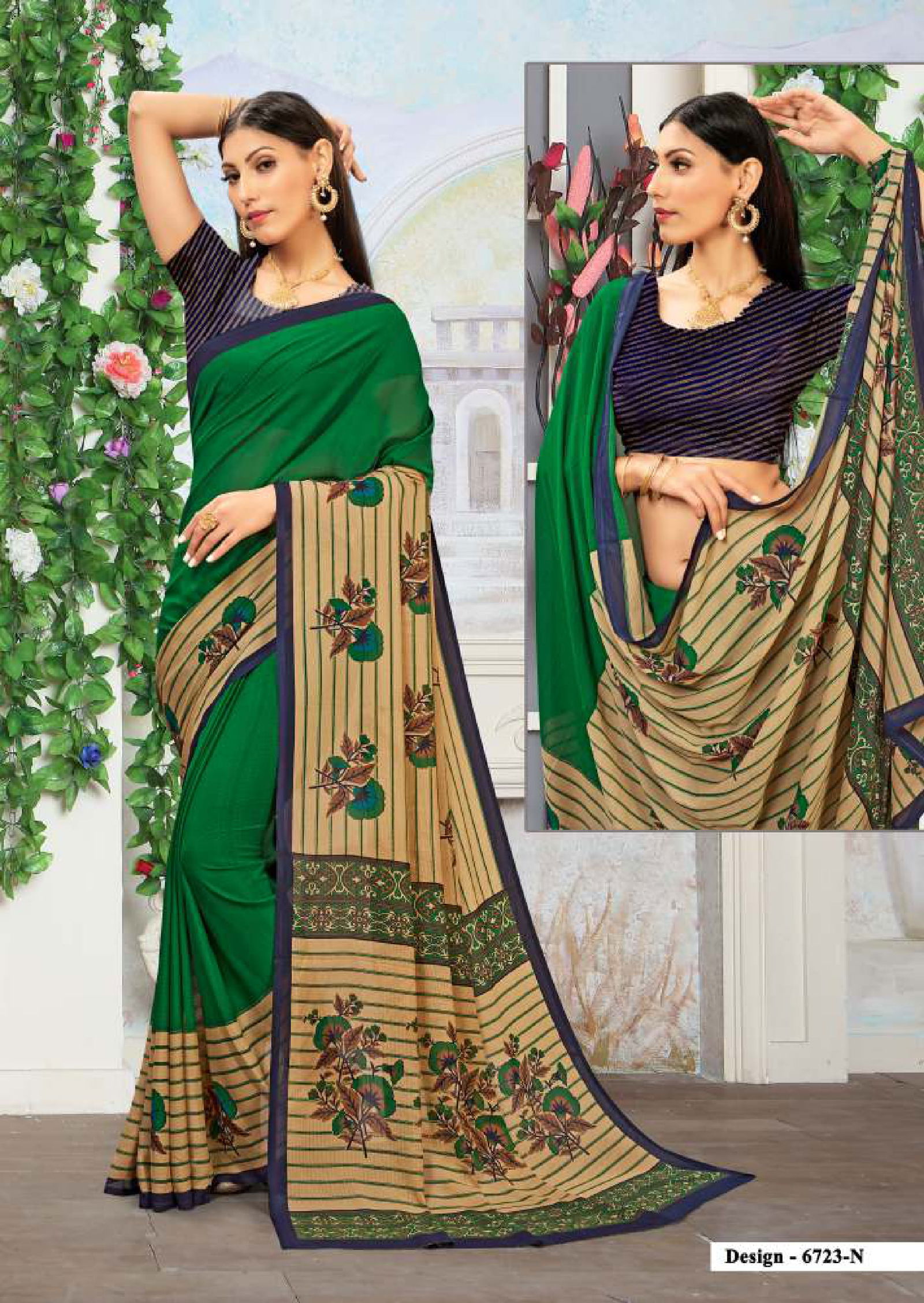 Pankhuri Plus 25 Latest fancy Heavy Rennial Regular Wear Printed Saree Collection
