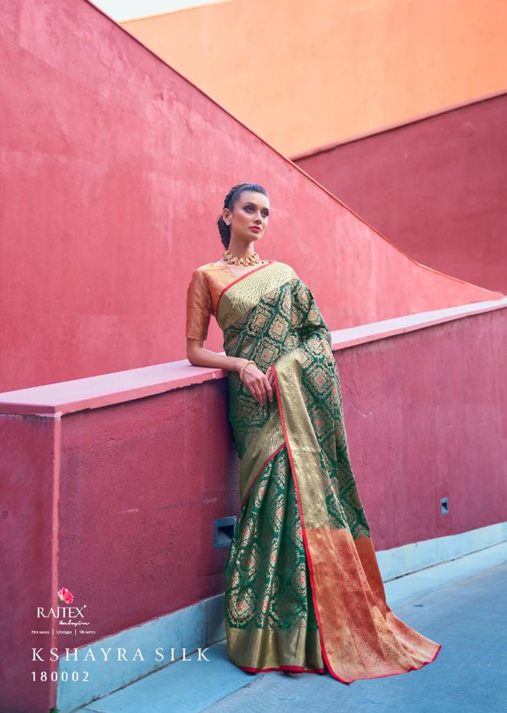 Rajtex Kshayra Latest fancy designer Wedding Ethnic Wear Silk Exclusive Saree Collection
