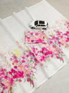 MG 139 Plain Linen Digital Printed Surat Designer Sarees Wholesale Market