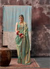 Kalaa Savoy By Rajbeer Wedding Two Tone Handloom Weaving Silk Saree Wholesale Online
