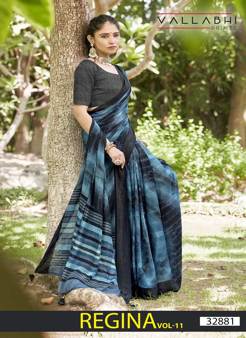 Regina Vol 11 By Vallabhi Georgette Daily Wear Saree Suppliers In India