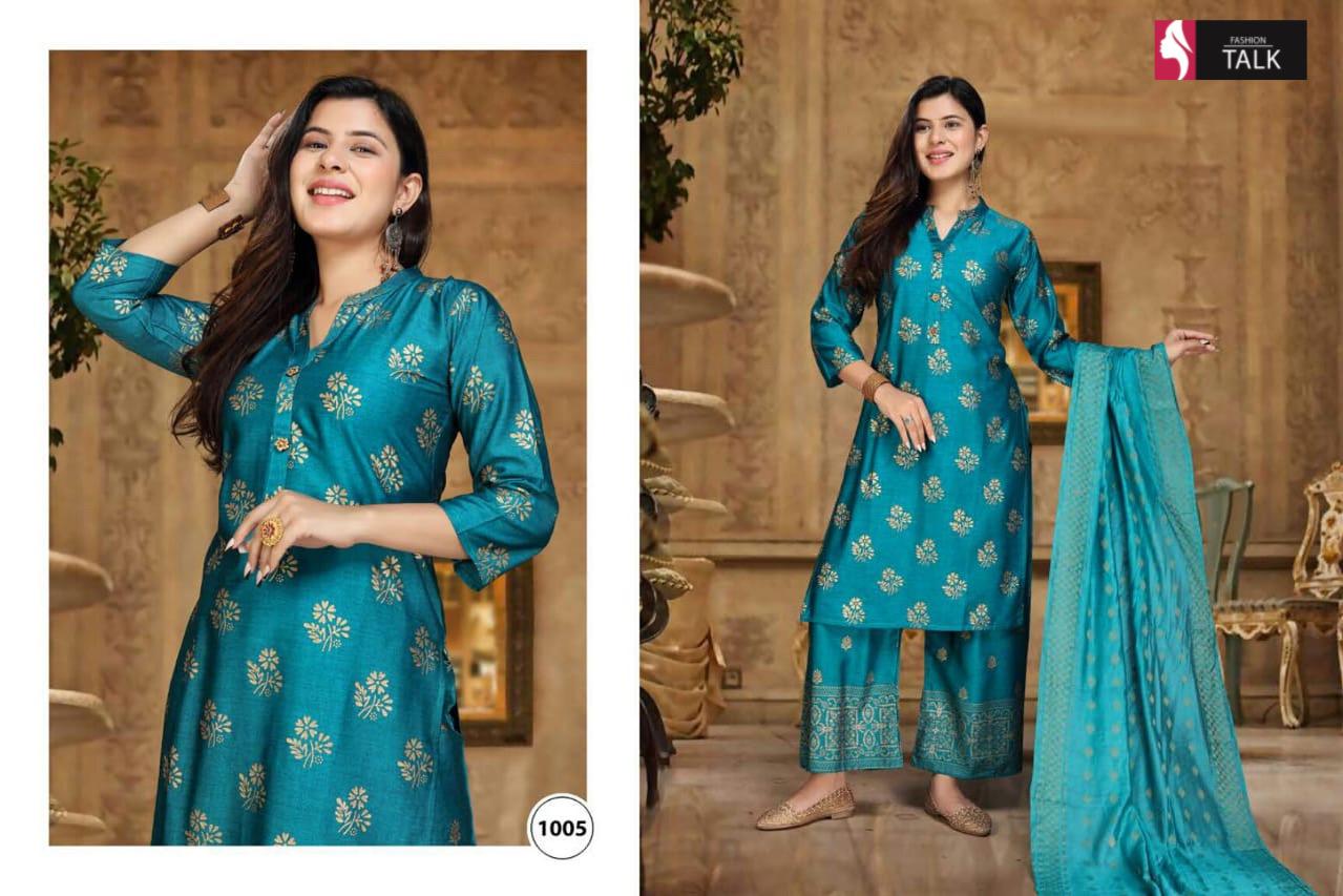 Ft Sky Rayon Latest Designer Fancy Festive Wear Printed Rayon Ready Made Collection
