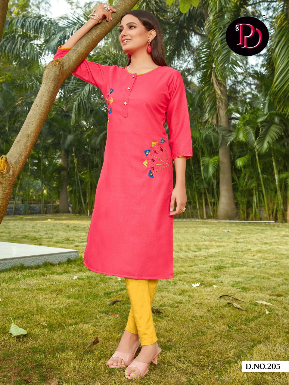 Poorvi Gunjan 2 Latest Feavy Designer Casual Wear Stylish Embroidery Kurtis Collection
