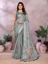 Vc Samaira B Party Wear Printed Linen Saree Wholesale Market In Surat With Price