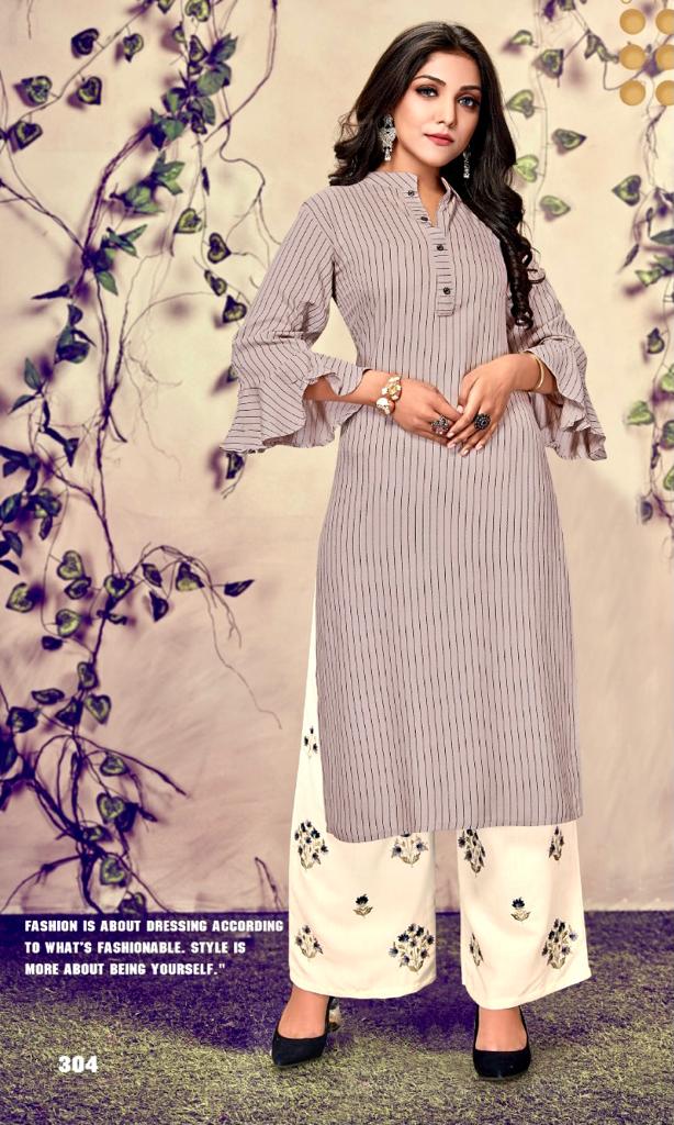 C9 Seltos Latest Designer fancy Ethnic Wear Rayon Kurti With Bottom Collection