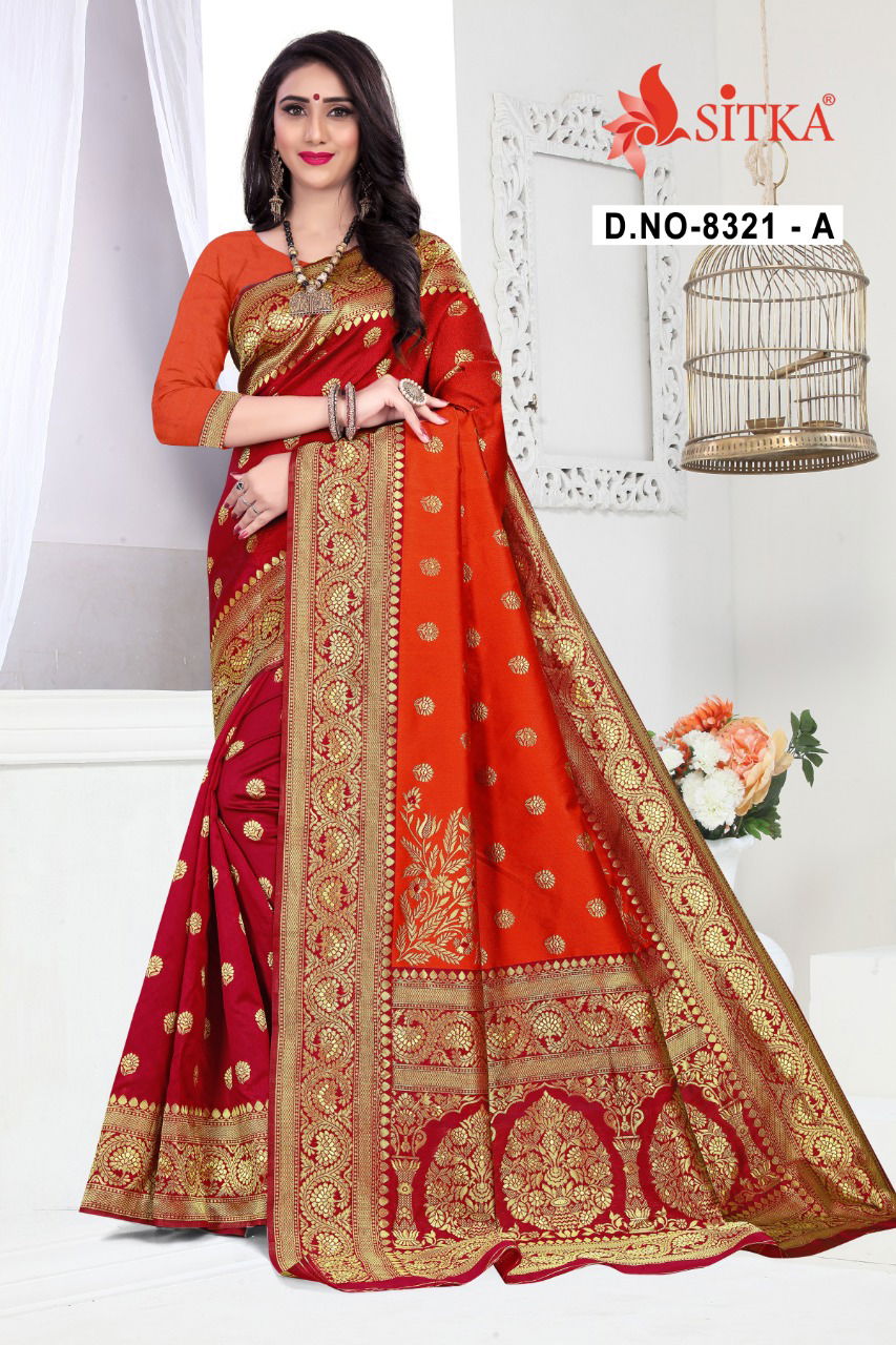 Haytee Lilly 8321 Exclusive Party Wear Festive Wear Designer Handloom Cotton Silk Saree Collection