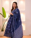 Dhruvi 360 Viscose Printed Kurti With Pant Dupatta Suppliers In India