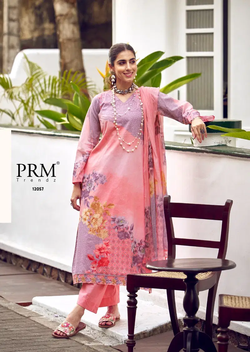 Funflora By Prm Lawn Cotton Printed Dress Material Wholesale Shop In Surat
