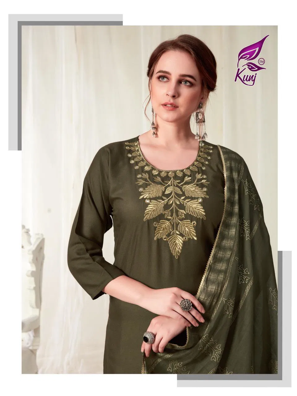 Kunj Kainaat Vol 01 Latest Exclusive Festive Wear Designer Ready Made Plazzo Suit Collection 
