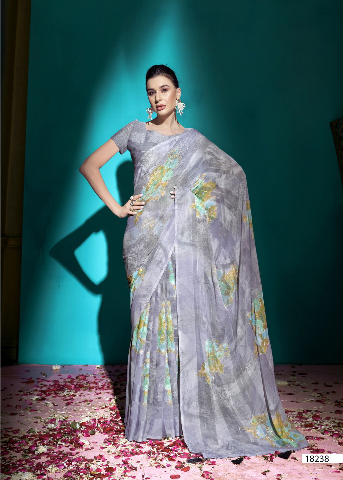 Darjeeling Vol 2 By Vallabhi Georgette Daily Wear Sarees Surat Wholesale Market