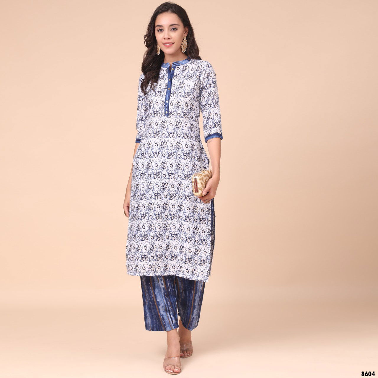 Kainat 15 Daily Wear Cotton Printed Kurti With Palazzo Collection