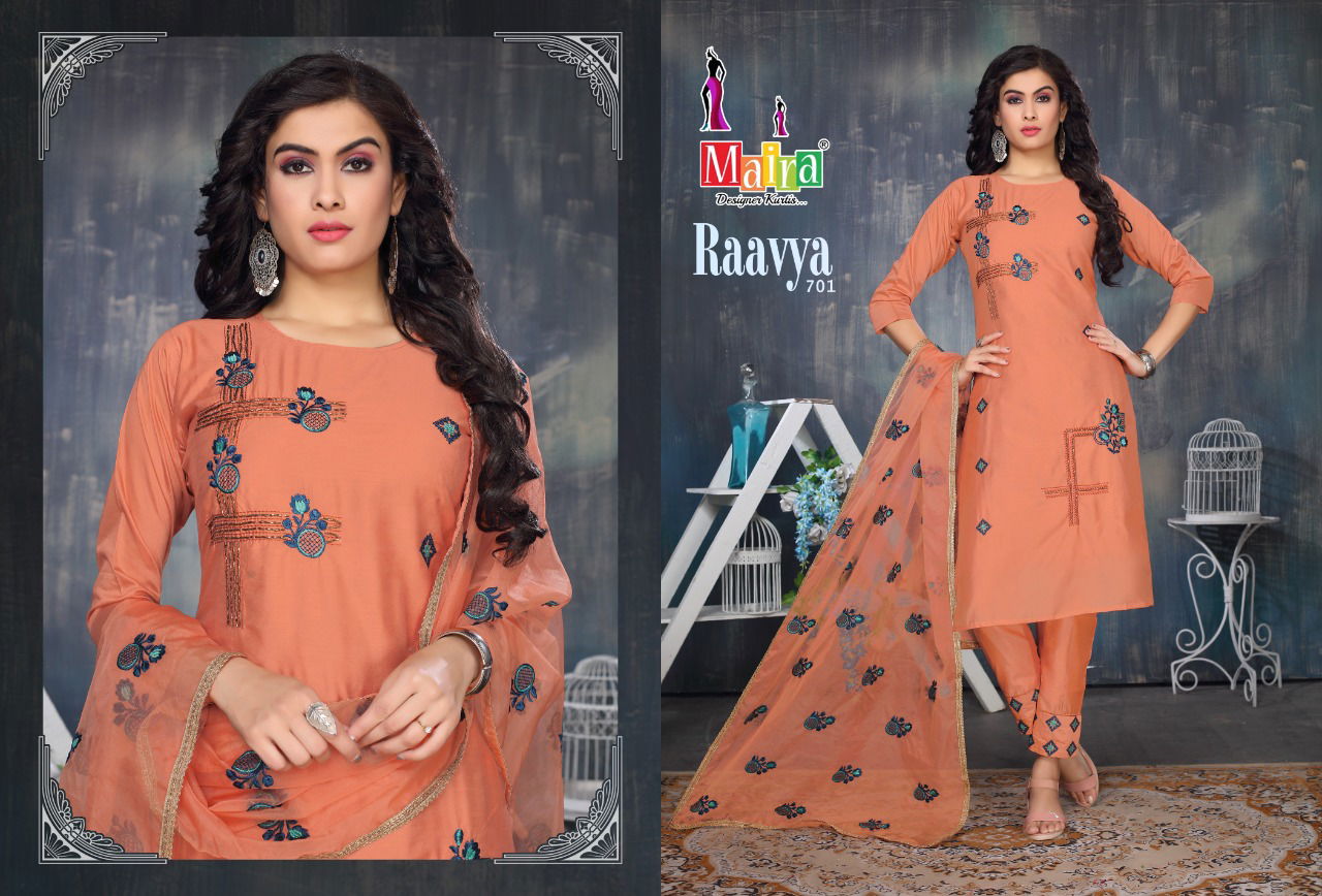 Maira Raavya 7 Latest Ethnic Wear Silk Heavy Ready Made Collection